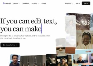 Descript Video Editing
